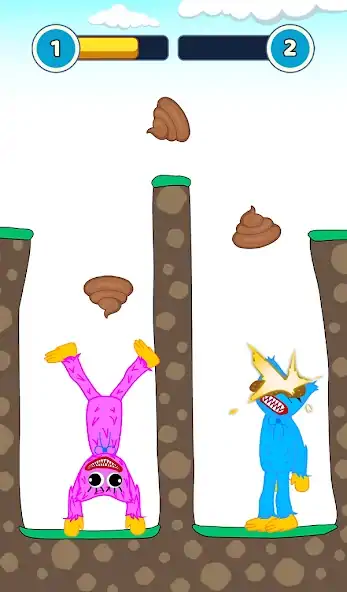 Скачать Hugy's Funny Animated Story [MOD Много монет] на Андроид