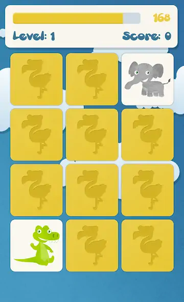 Скачать Животные память игры для детей [MOD Много монет] на Андроид