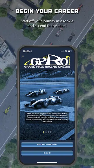 Скачать GPRO - Classic racing manager [MOD Бесконечные монеты] на Андроид