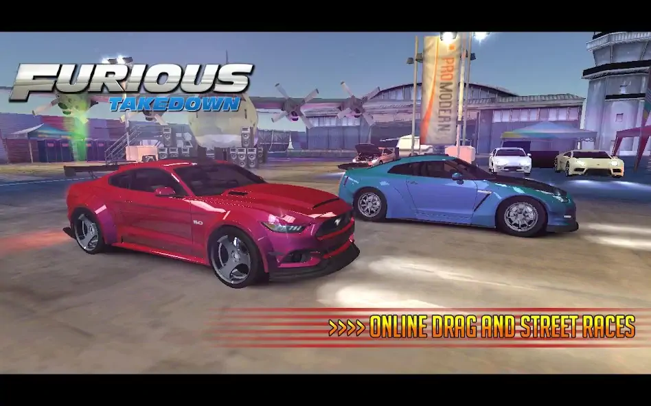 Скачать Furious: Takedown Racing [MOD Много монет] на Андроид