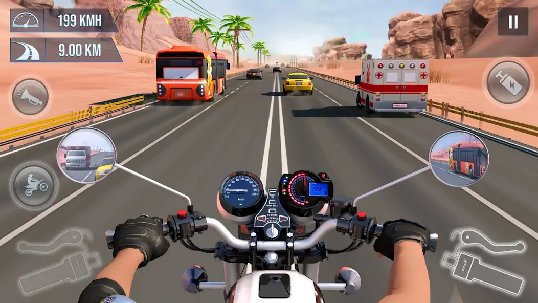 Скачать Велосипедные гонки 3D-гонка [MOD Много монет] на Андроид