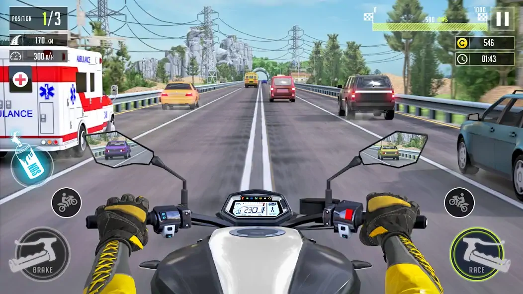 Скачать гоночные игры мотоцикл игра [MOD Бесконечные монеты] на Андроид