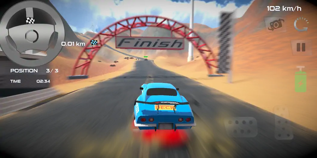 Скачать Rally Car : Extreme Fury Race [MOD Бесконечные монеты] на Андроид