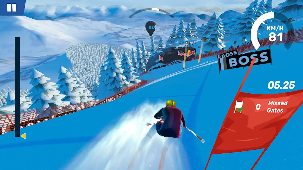 Скачать Ski Challenge [MOD Бесконечные монеты] на Андроид