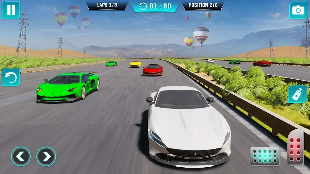 Скачать Симулятор вождения гоночного [MOD Много монет] на Андроид