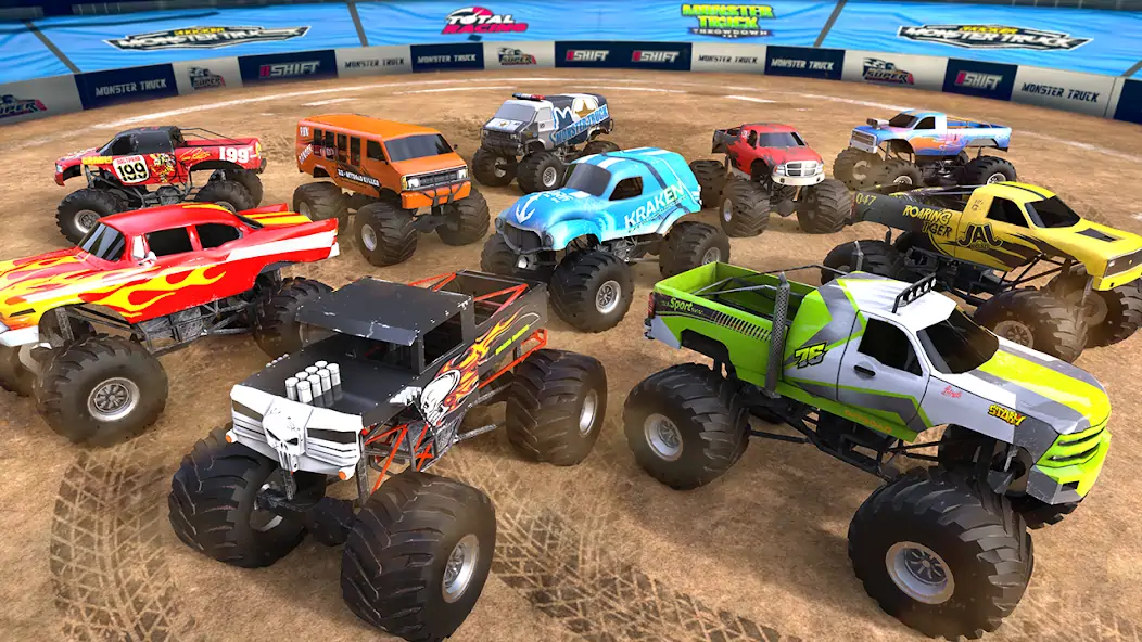 Скачать 4x4 Monster Truck Racing Games [MOD Бесконечные монеты] на Андроид