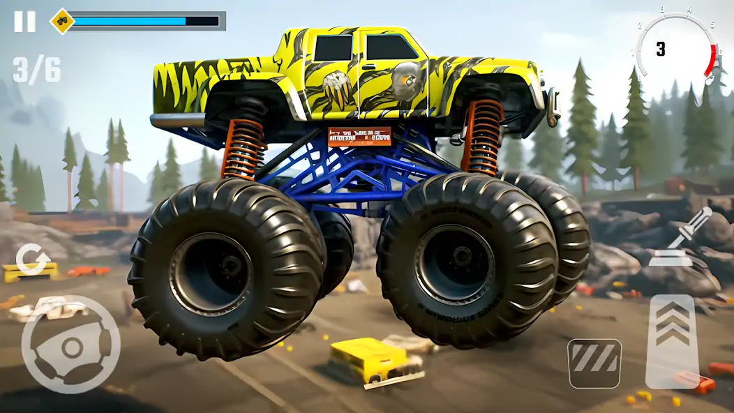 Скачать 4x4 Monster Truck Racing Games [MOD Бесконечные монеты] на Андроид