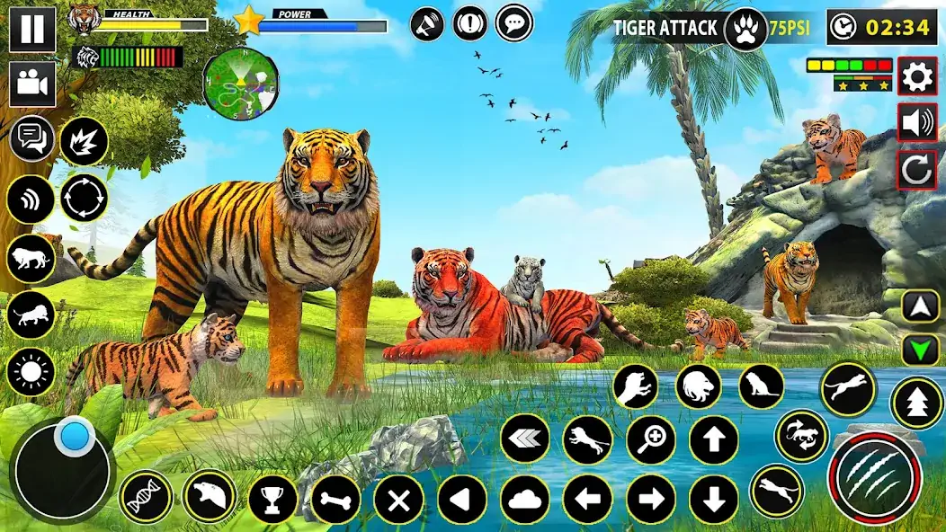 Скачать Tiger Simulator Lion games 3D [MOD Бесконечные деньги] на Андроид