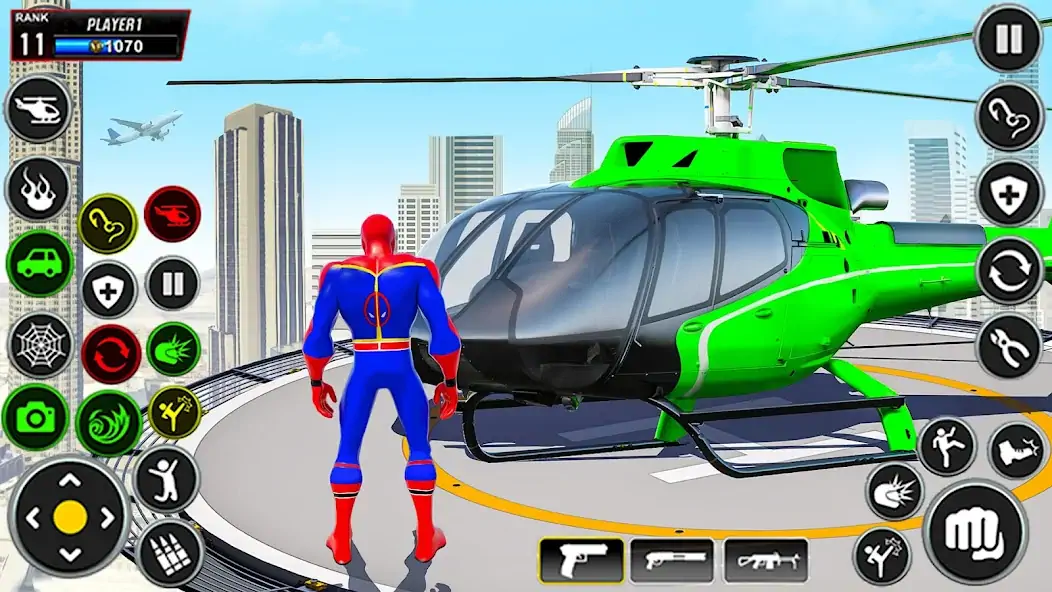 Скачать Летающий супергерой: игры-паук [MOD Бесконечные деньги] на Андроид