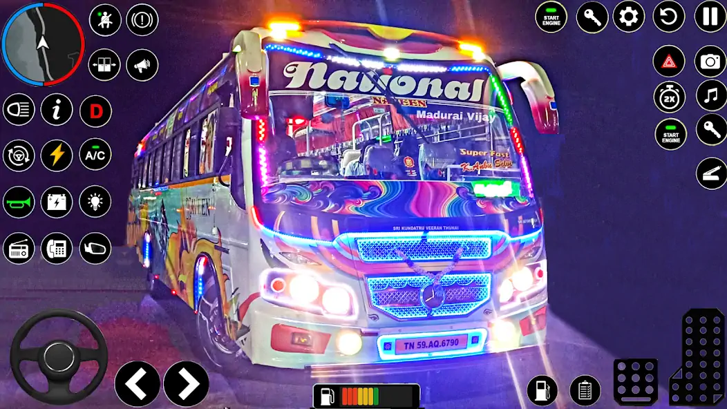 Скачать Игра вождения автобуса 3D [MOD Бесконечные деньги] на Андроид