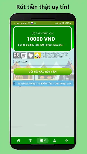 Скачать Nông Trại Kiếm Tiền Uy TínNhất [MOD Бесконечные деньги] на Андроид