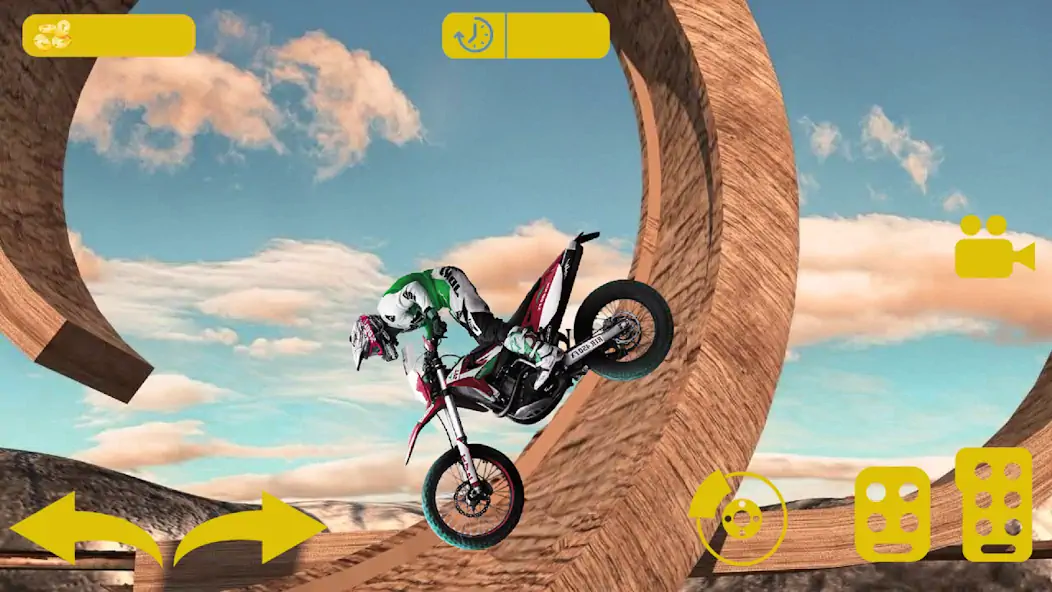 Скачать байк трюки-гонки на мотоциклах [MOD Много денег] на Андроид