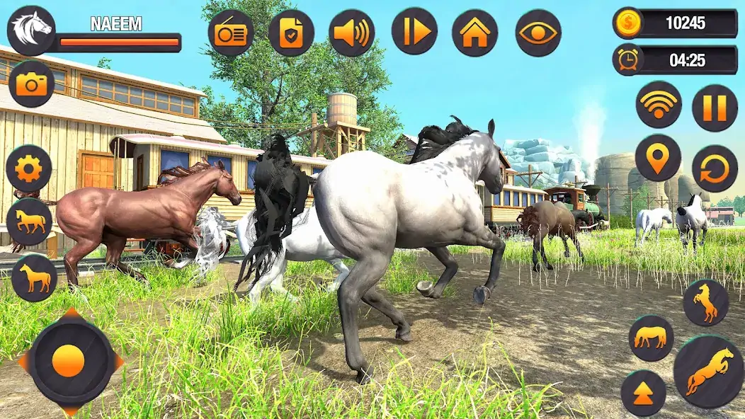 Скачать Virtual Wild Horse Family Sim [MOD Бесконечные монеты] на Андроид