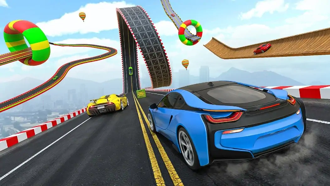 Скачать GT Car Stunts - Ramp Car Games [MOD Бесконечные деньги] на Андроид