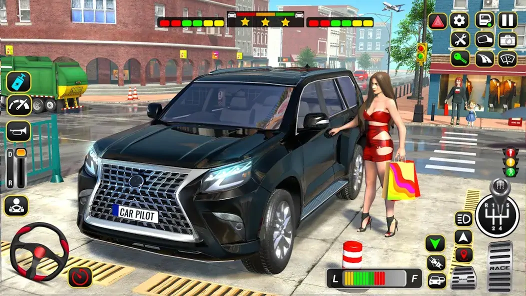 Скачать Driving School City Car Games [MOD Много денег] на Андроид
