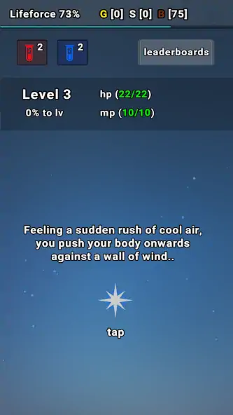 Скачать Exp Minima: Relaxing Text RPG [MOD Много монет] на Андроид