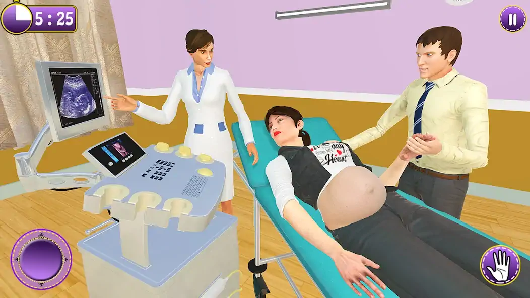 Скачать Pregnant Mother Game Simulator [MOD Много денег] на Андроид