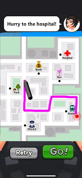 Скачать Taxi Master - Draw&Story game [MOD Бесконечные деньги] на Андроид