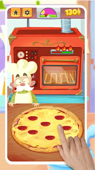 Скачать Pizza Maker - Cooking Games [MOD Бесконечные монеты] на Андроид