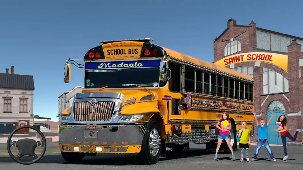 Скачать School Bus Transport Simulator [MOD Много монет] на Андроид