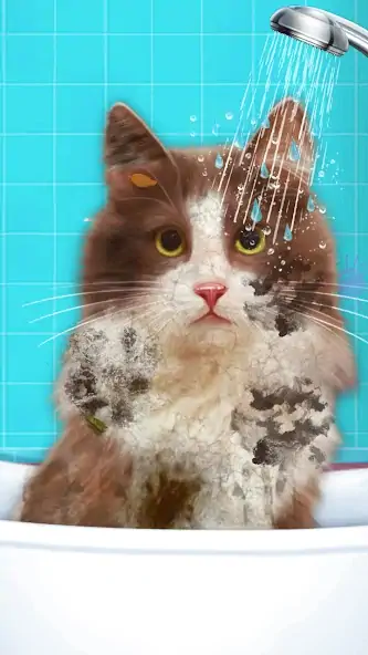 Скачать Virtual Cat ASMR Spa Makeover [MOD Бесконечные монеты] на Андроид