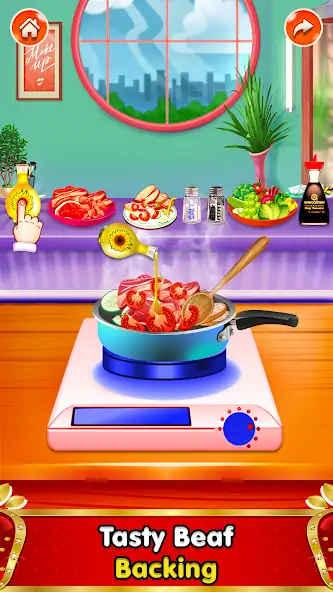Скачать Китайская еда - кулинарные 3D- [MOD Бесконечные деньги] на Андроид
