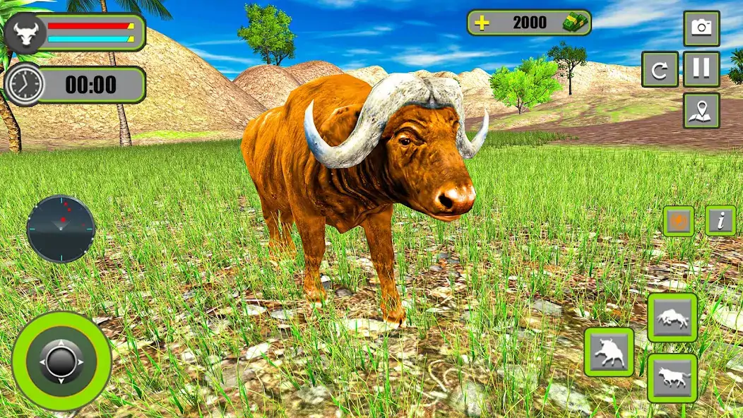 Скачать Angry Bull Attack Fight Games [MOD Много монет] на Андроид
