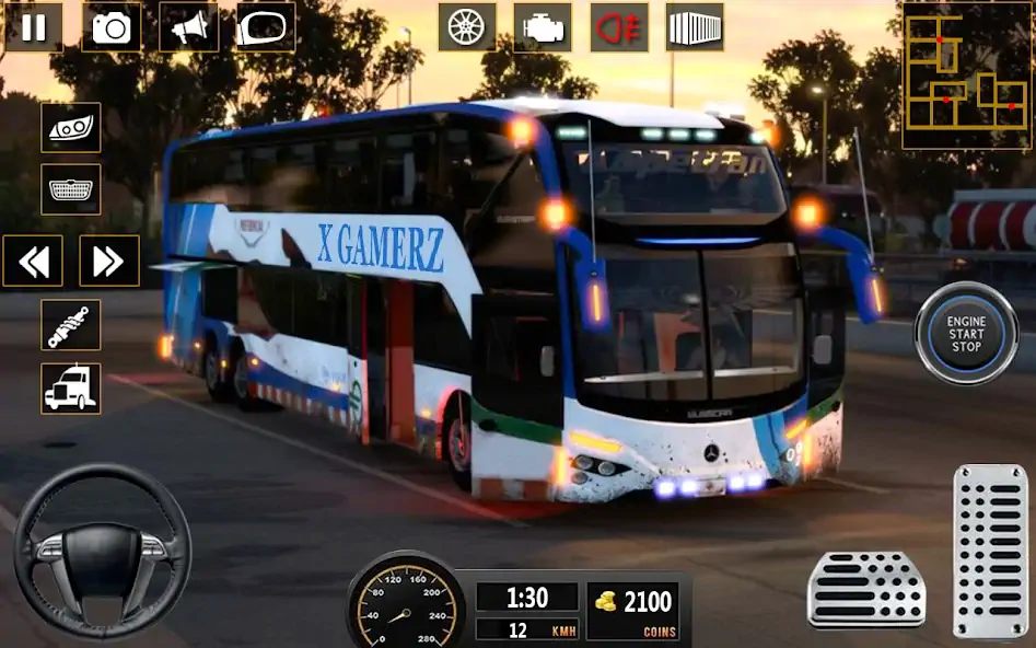 Скачать настоящий автобус симулятор иг [MOD Много денег] на Андроид