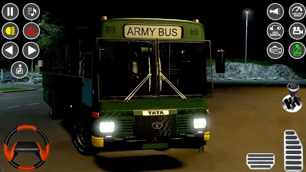 Скачать нас военный автобус игра 3d [MOD Много монет] на Андроид