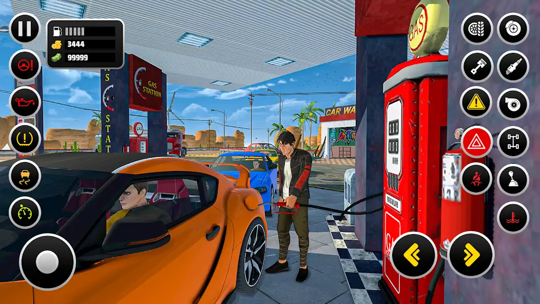 Скачать бензин Gas Station Simulator [MOD Бесконечные деньги] на Андроид