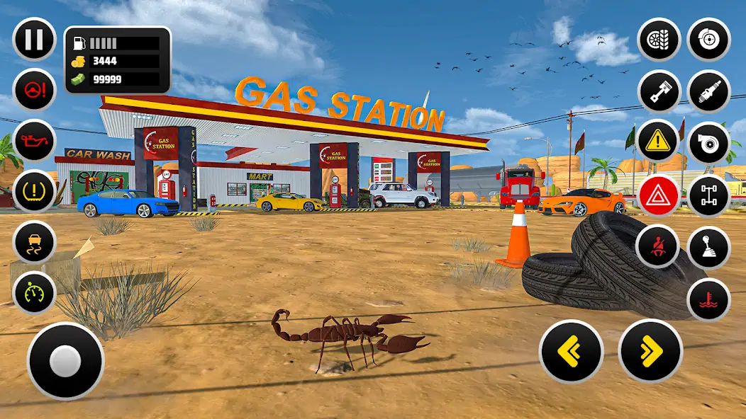 Скачать бензин Gas Station Simulator [MOD Бесконечные деньги] на Андроид