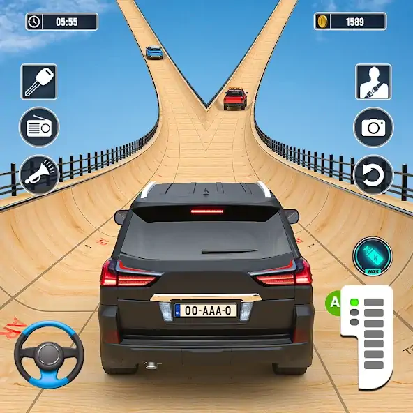 Скачать Car Stunt Games - Car Games 3D [MOD Много монет] на Андроид