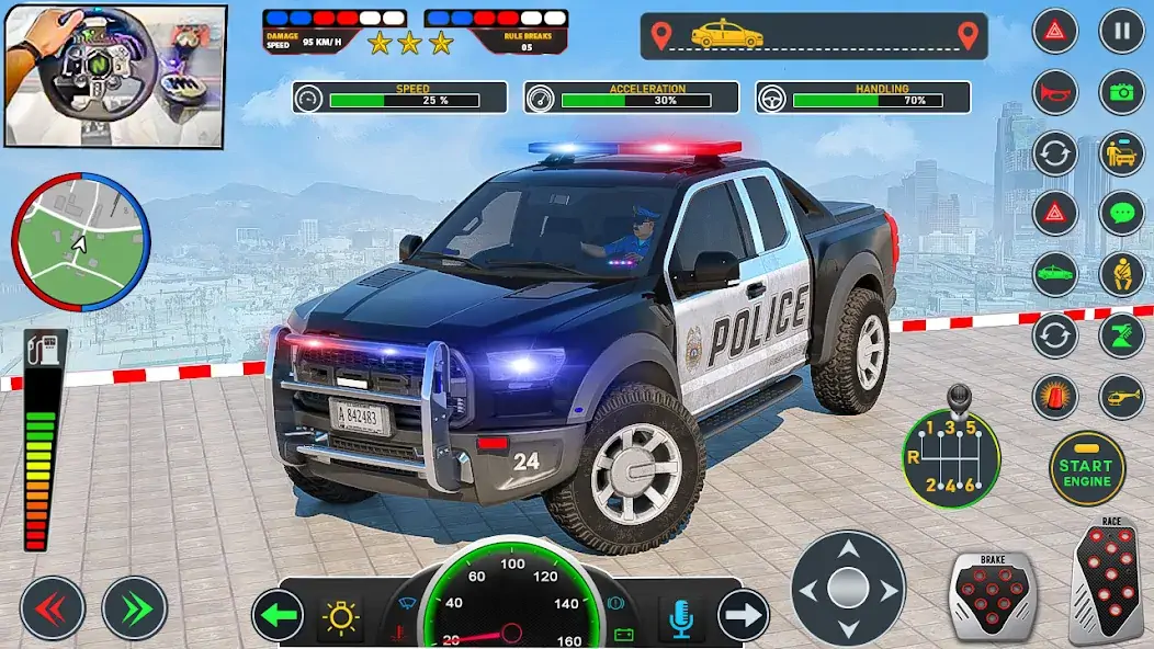 Скачать US Police Car Transport Truck [MOD Бесконечные монеты] на Андроид
