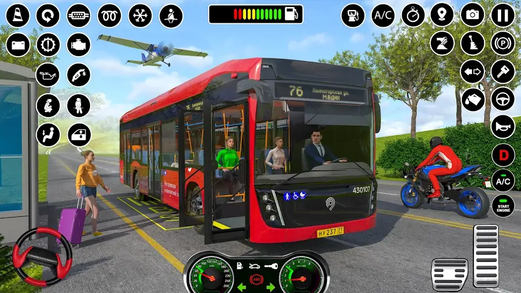 Скачать Bus Simulator 3D: Bus Games [MOD Бесконечные монеты] на Андроид