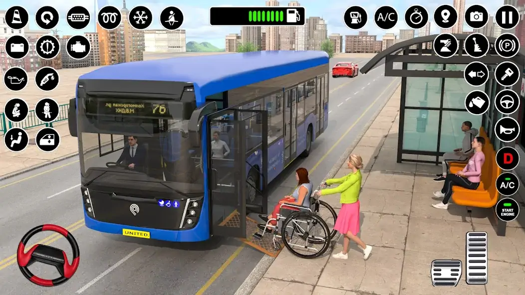 Скачать Bus Simulator 3D: Bus Games [MOD Бесконечные монеты] на Андроид