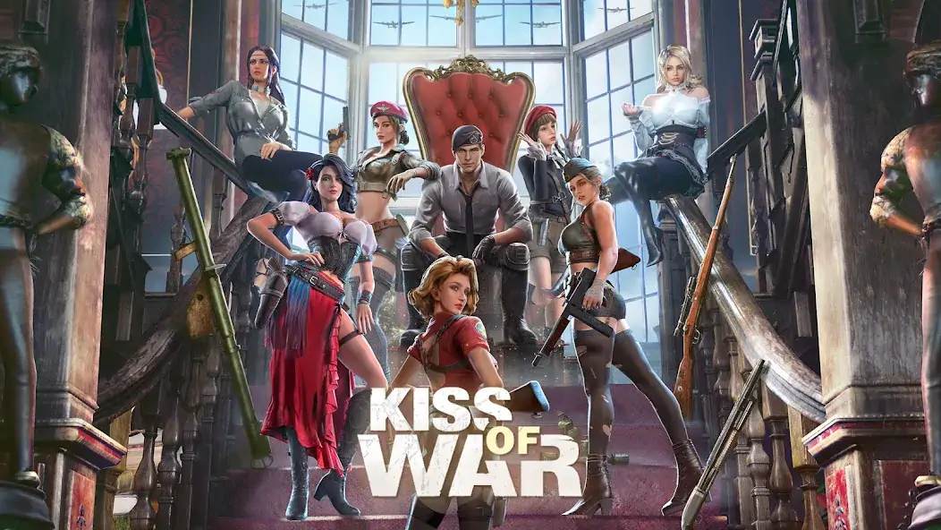 Скачать Kiss of War [MOD Много денег] на Андроид