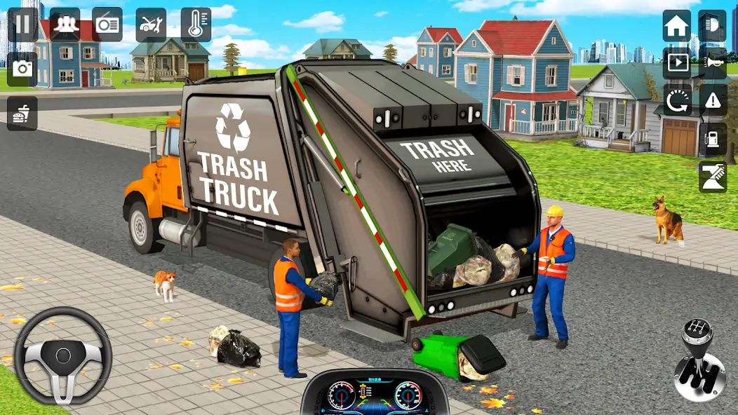 Скачать мусора грузовик Водитель симул [MOD Бесконечные деньги] на Андроид