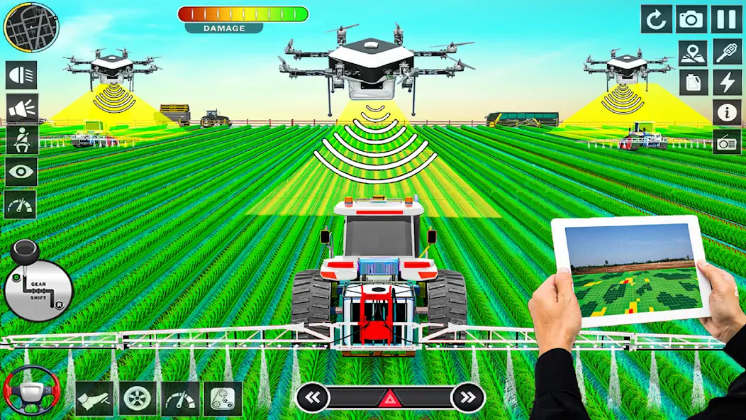Скачать Big Tractor Farming Simulator [MOD Бесконечные монеты] на Андроид