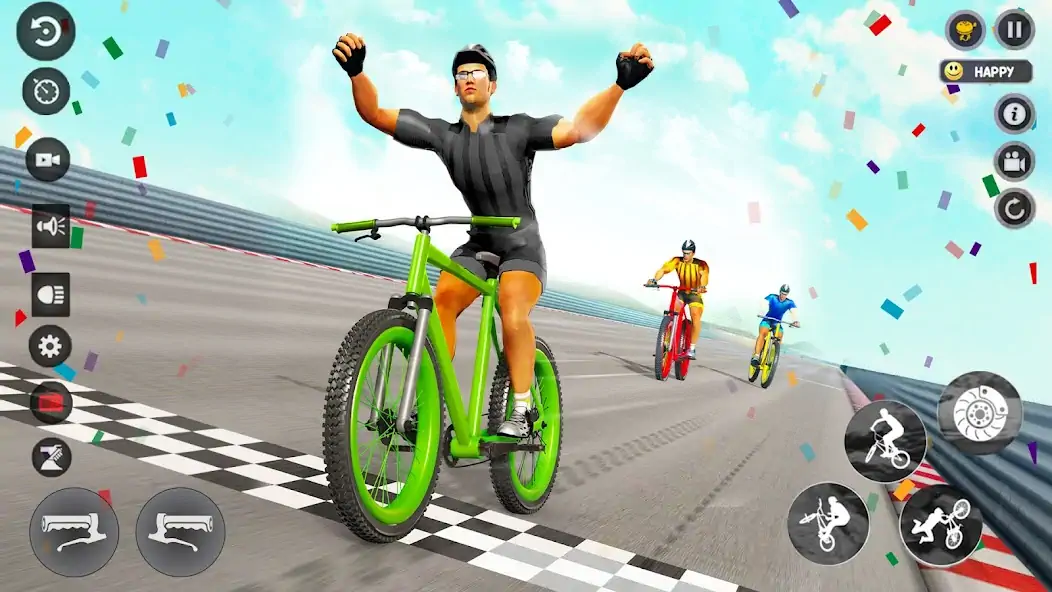 Скачать BMX Cycle Race 3d Cycle Games [MOD Много монет] на Андроид