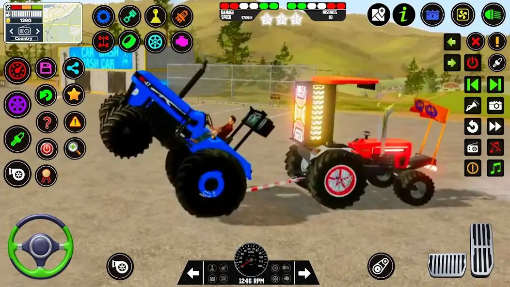 Скачать Тракторные фермерские игры 3D [MOD Бесконечные монеты] на Андроид