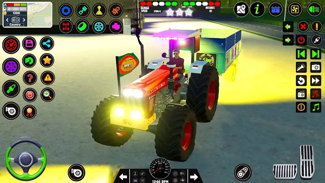 Скачать Тракторные фермерские игры 3D [MOD Бесконечные монеты] на Андроид
