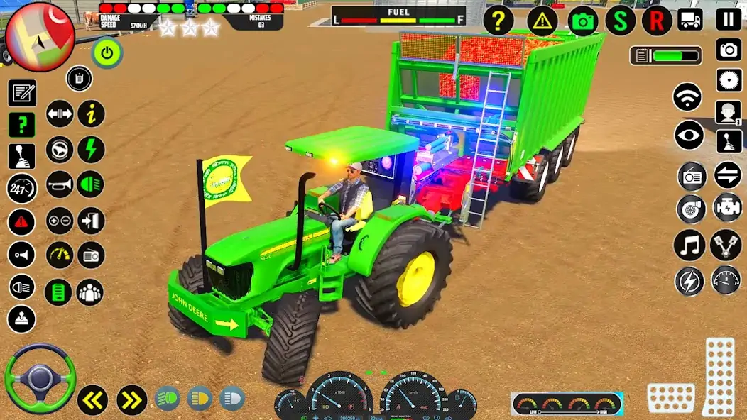 Скачать Вождение трактора: ферма [MOD Бесконечные деньги] на Андроид