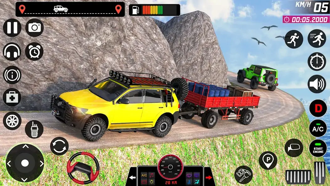 Скачать Offroad Jeep Game・Driving Game [MOD Бесконечные деньги] на Андроид