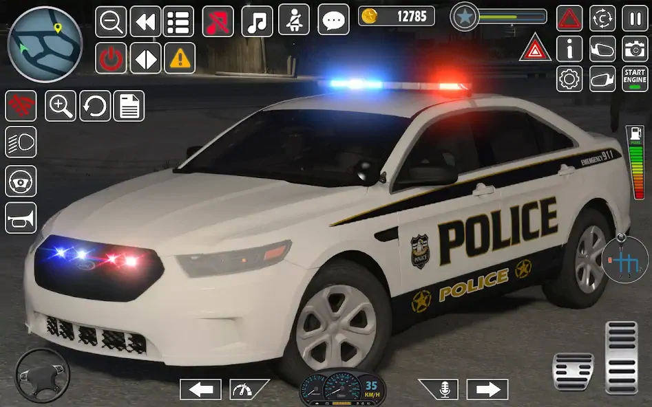 Скачать американский Полиция Машина Во [MOD Много денег] на Андроид
