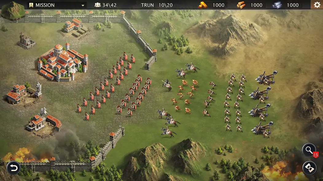 Скачать Grand War: Римские стратегии [MOD Много монет] на Андроид