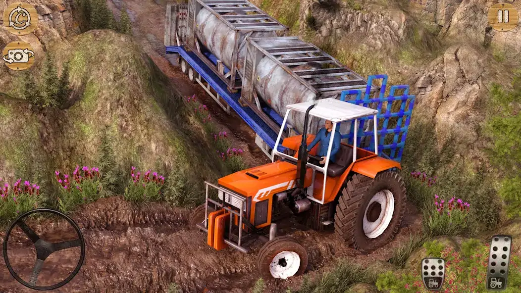 Скачать Реальный трактор ферма игра 3d [MOD Много денег] на Андроид
