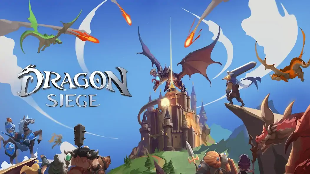 Скачать Dragon Siege: Kingdom Conquest [MOD Бесконечные деньги] на Андроид