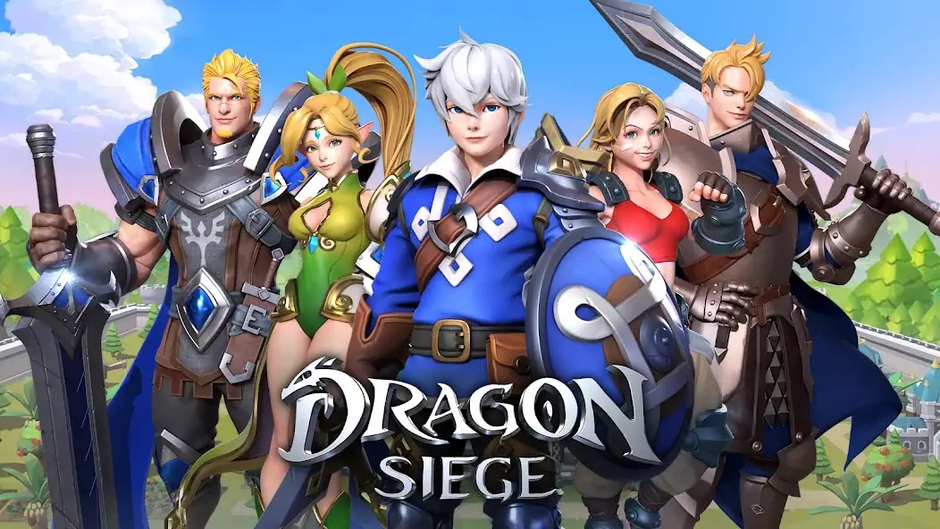 Скачать Dragon Siege: Kingdom Conquest [MOD Бесконечные деньги] на Андроид