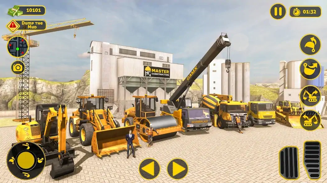 Скачать Construction Dump Truck Sim [MOD Много монет] на Андроид