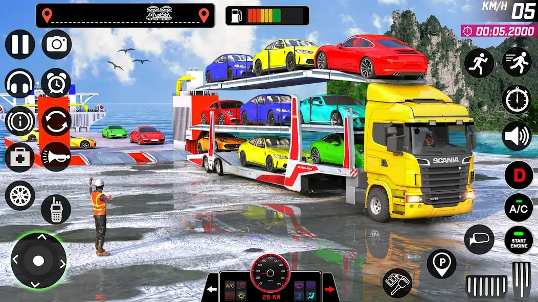 Скачать Transport Truck Game Car Games [MOD Много денег] на Андроид